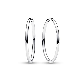 Sterling silver hoop earrings