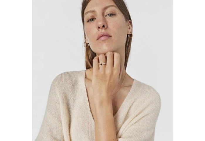 SILVER GOLD PLATED RING ONYX CULTU PEARL