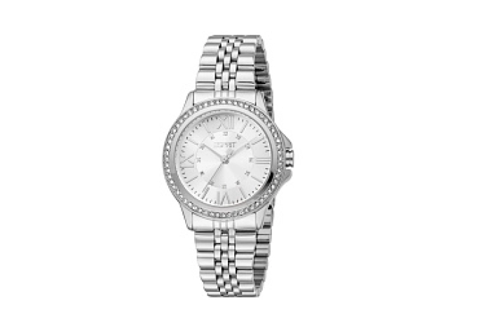 ESPRIT Women Watch, Silver Color Case, Silver Dial