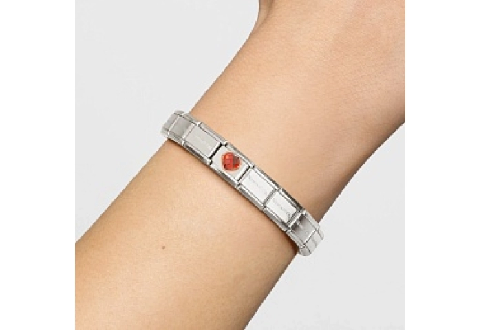 Composable Classic PIETRE SFACCETTATE CUORE acciai