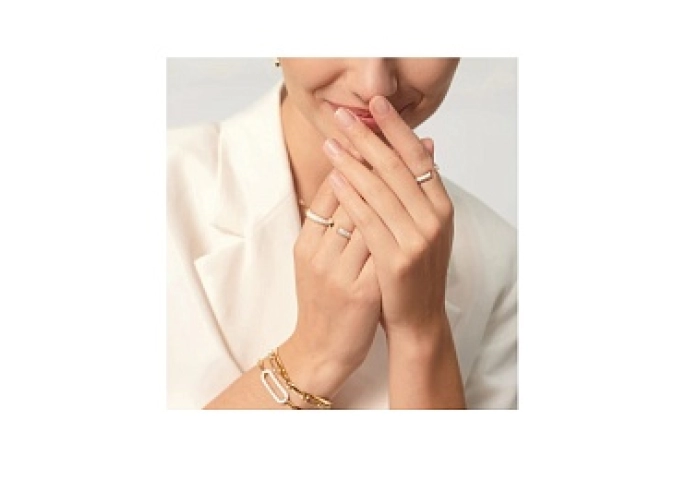 Silver Pavé Adjustable Ring