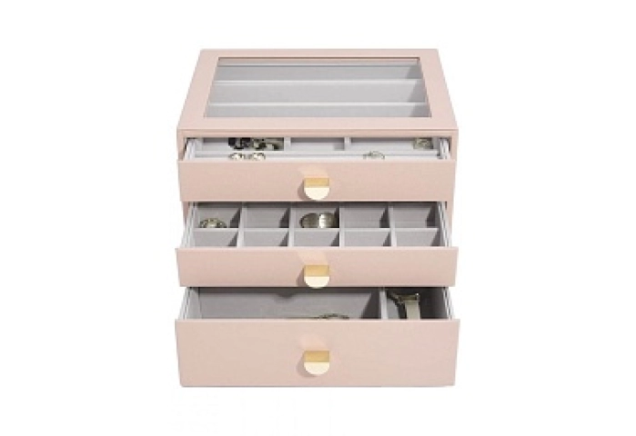 Blush Classic Jewellery Box (with drawers)