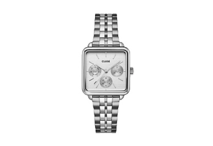 La Tétragone Multifunction Watch Steel, Full Silve