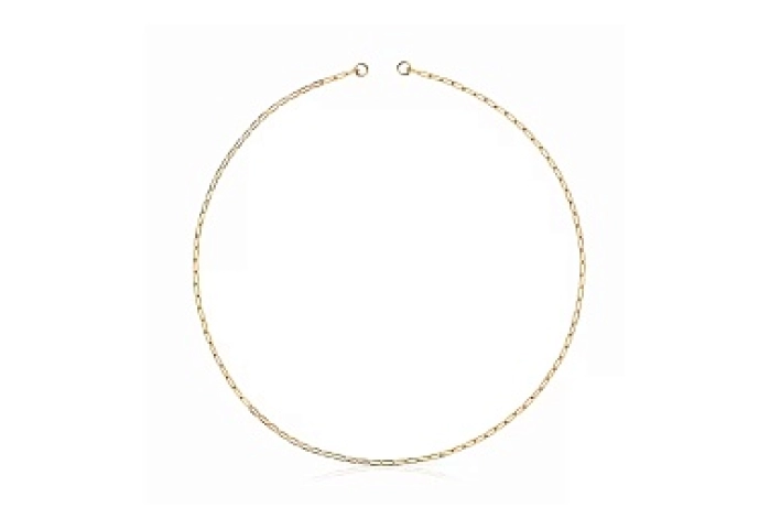SILVER GOLD PLATED CHOKER FOR HOLD 50CM