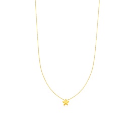 18KT GOLD CHOKER CHAIN 45CM