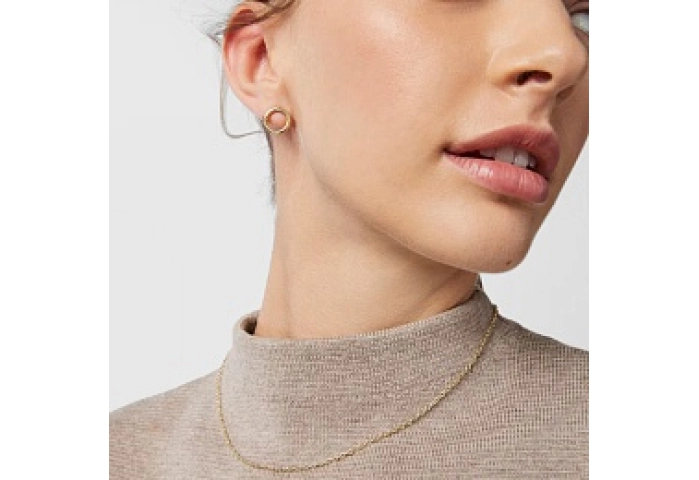 18KT GOLD CHOKER CHAIN 45CM