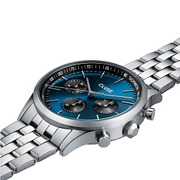 Anthéor Multifunction Watch Steel Blue and Black, 