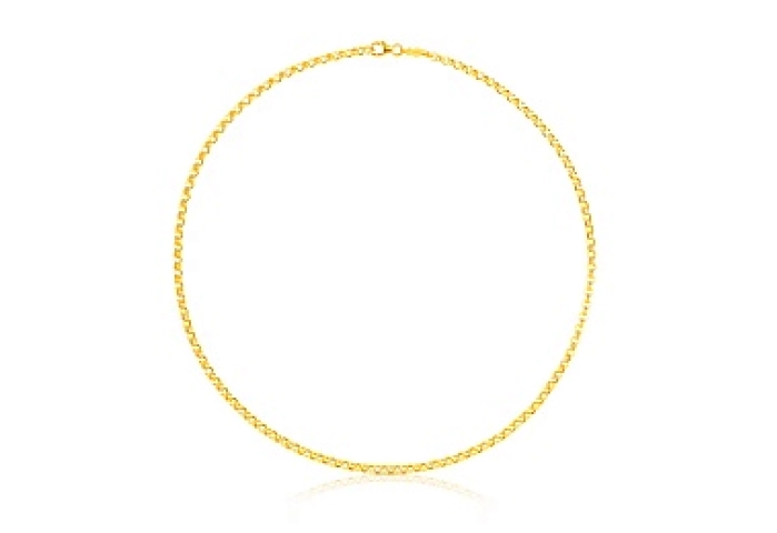 18KT GOLD CHOKER CHAIN 42CM