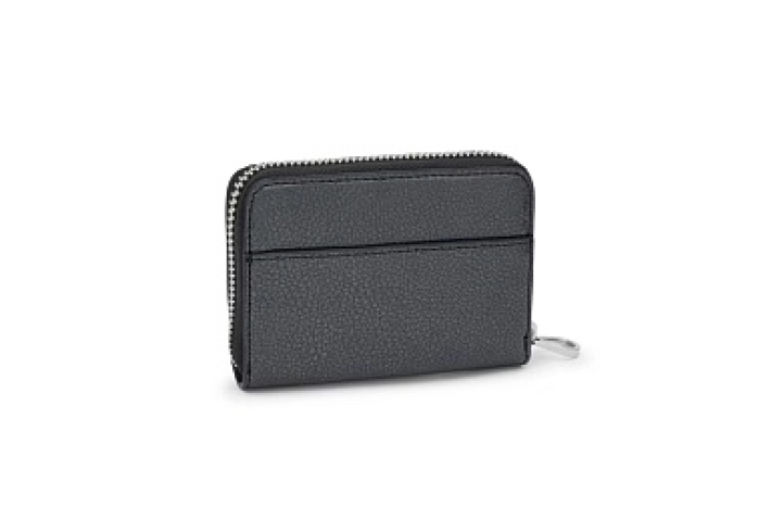 PU.COT,COINPURSE M NEW DORP BLACK