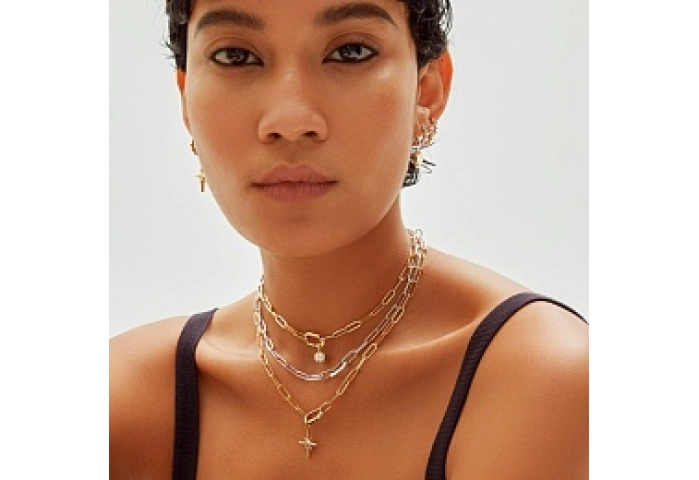 Silver Linked Chunky Chain Necklace