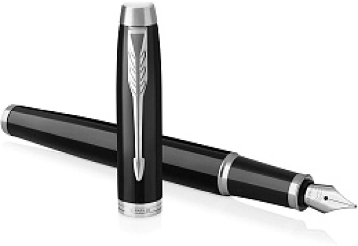 Ручка перьевая Parker &quot;IM Black CT&quot; синяя, 0,8мм, 
