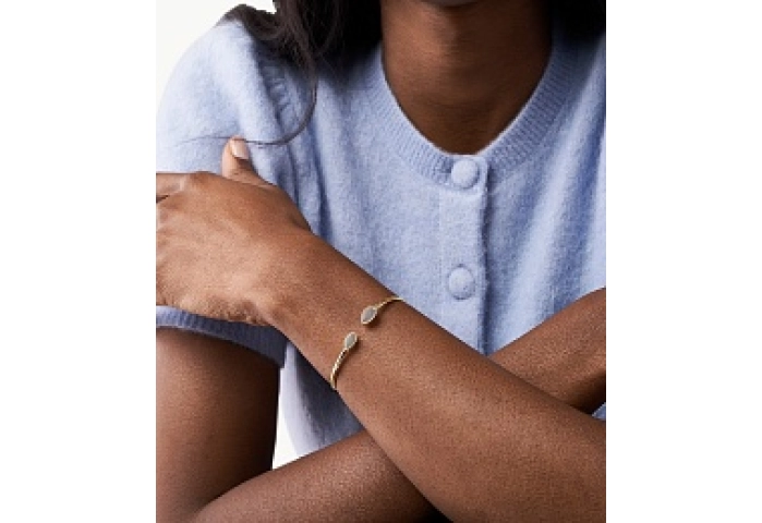 MOP BRACELET BASE METAL WITH CZ /SKJ1556710
