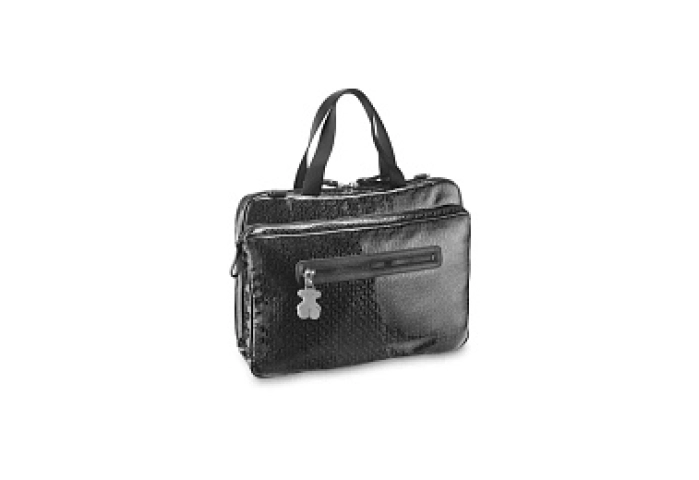 PU,BRIEFCASE,TIBORA LINDSAY,BLACK-BLACK