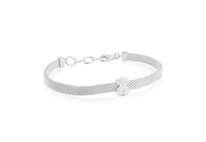 SILVER BRACELET MESH 5MM