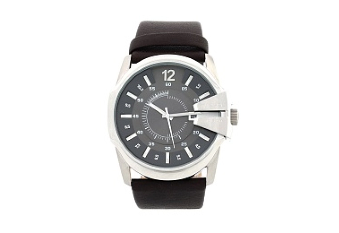 ANALOG WATCH 0 JWL SS LEATHER STRAP