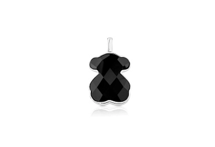 SILVER PENDANT ONYX 23MM