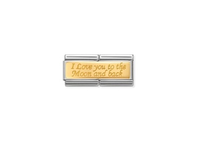 Composable DOUBLE Classic ENGRAVED  acciaio To the
