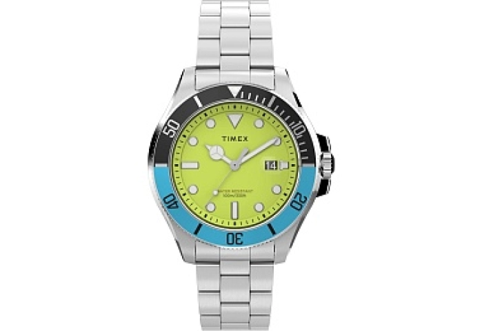 Harborside Coast 43mm Silver Tone Green
