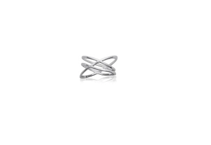 RINGPLATEDSILVER 925 RHODIUM