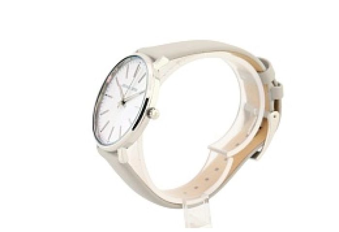 ANALOG WATCH 0 JWL SS LEATHER STRAP