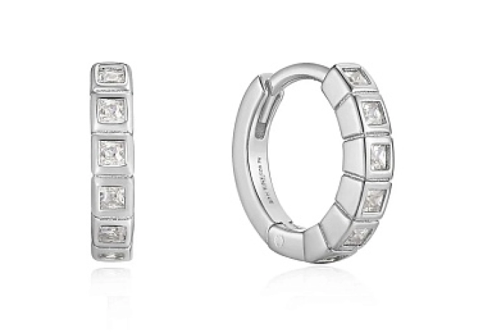 Glam Huggie Hoop Earrings