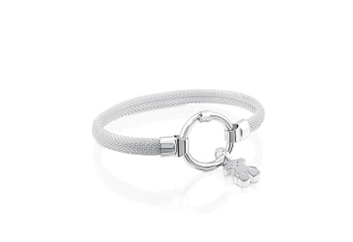 SILVER CUFF 20MM MESH 5X3MM