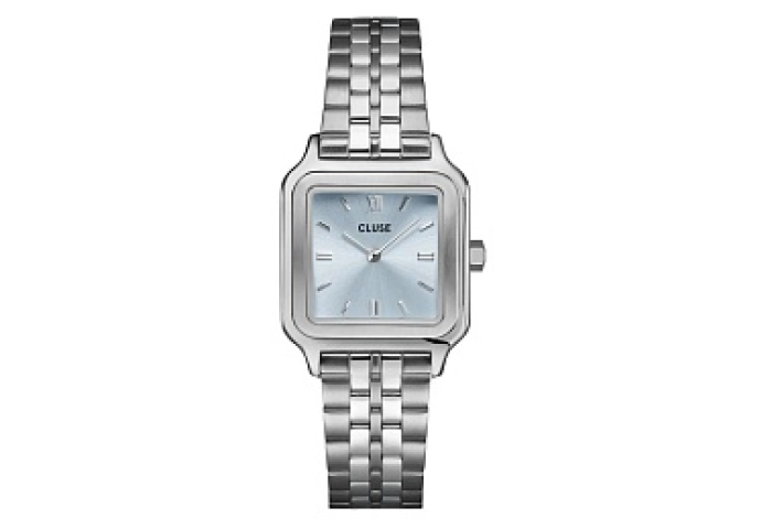 Gracieuse Petite Watch Steel, Light Blue, Silver C