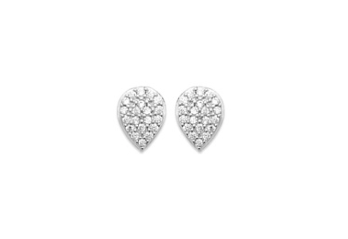 EARRINGSRHODIUM PLATEDSILVER CZ925