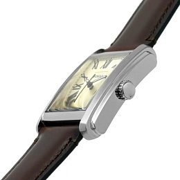 ANALOG WATCH 0 JWL SS LEATHER STRAP