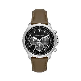 ANALOG WATCH 0 JWL SS LEATHER STRAP