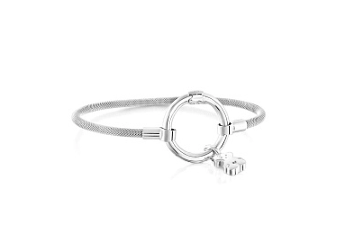 SILVER BRACELET 20MM MESH 3MM