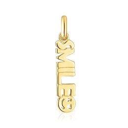 SILVER GOLD PLATED PENDANT 20MM