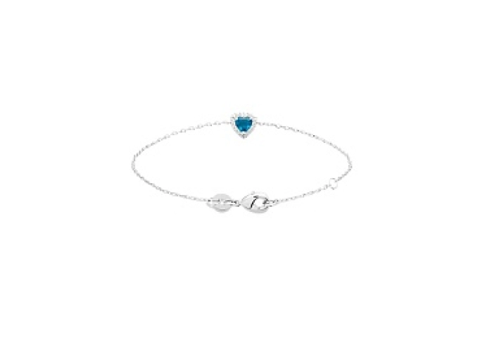 BRACELETRHODIUMSYNTH.STONEPLATEDSILVER CZ925