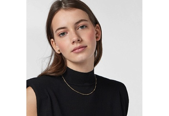 SILVER GOLD PLATED CHOCKER CHAIN BALLS