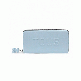 PU.COT,WALLET M.T LA RUE NEW LIGHT BLUE