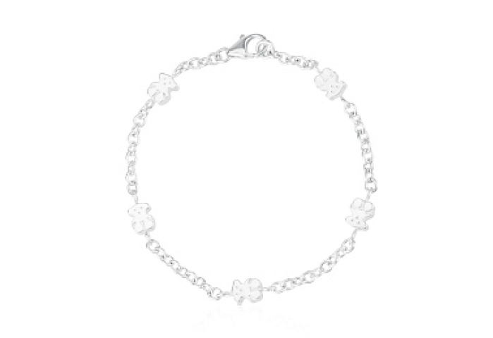 SILVER BRACELET 18CM.
