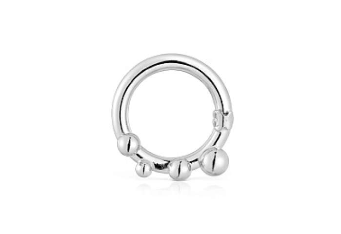 SILVER RING BALLS 20MM