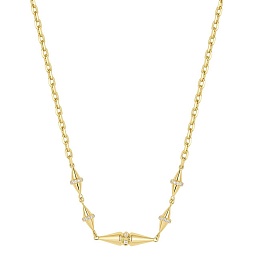 Gold Geometric Chain Necklace