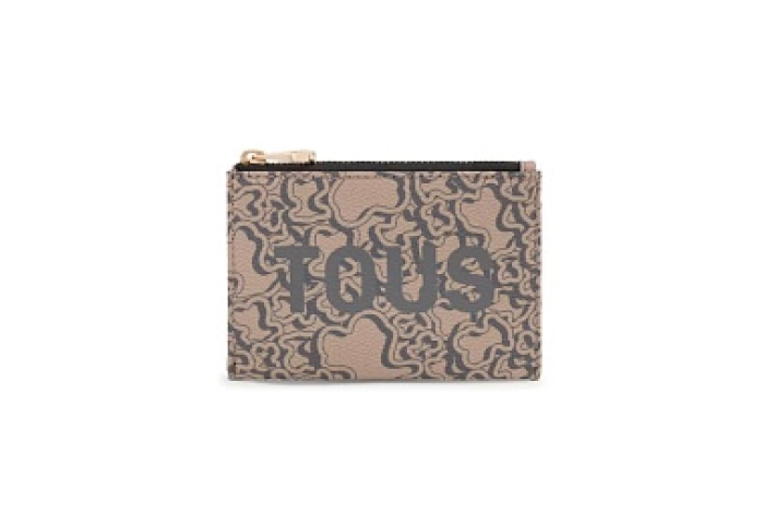 PVC.PU.CO,COINPURSE K M EVOL NEW TAUPE