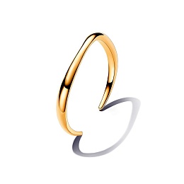 14k Gold-plated open bangle