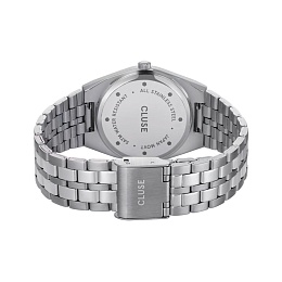 Retro 70's Watch Steel, Sage Green, Silver Colour