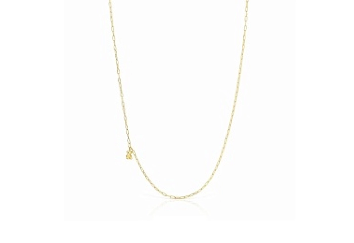 SILVER GOLD PLATED CHOKER BEAR 5MM 45CM