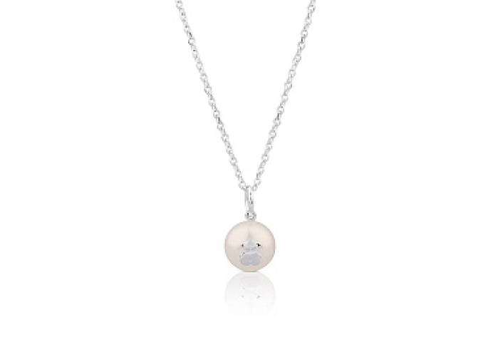 SILVER PENDANT CULTURED PEARL CHAIN