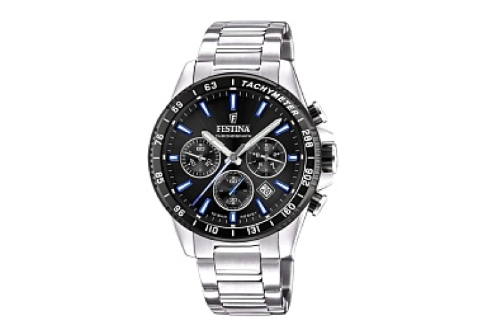 FESTINA CAB.CRONO ACE.ESF.NE/AZ.