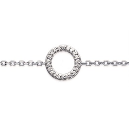 BRACELET SILVER 925 RHODIUM PLATED CZ