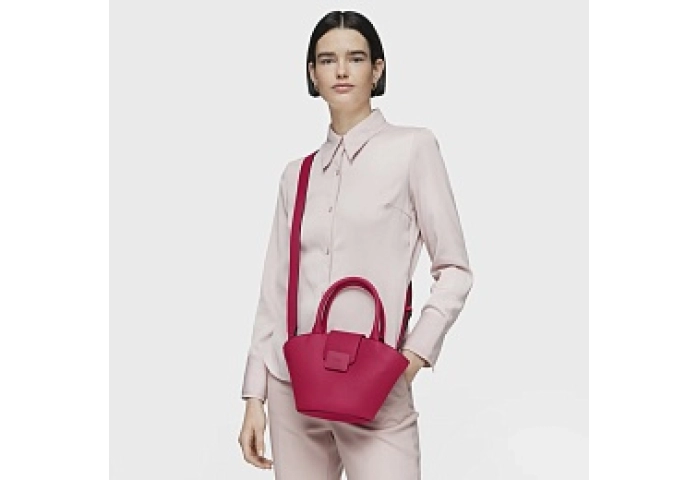 PVC.PU,HANDBAG S.T LUCIA FUCHSIA