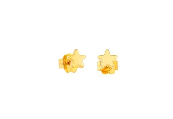 18KT GOLD EARRINGS 6MM