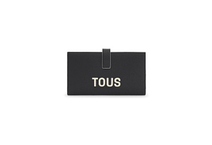 PU.COT,WALLET L.T HALFMOON BLACK