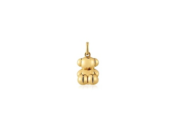 18 KT GOLD PENDANT BEAR 10MM