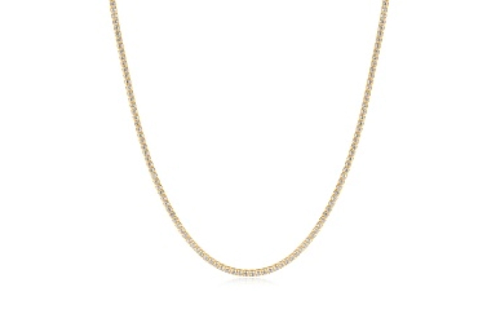 Gold Pavé Necklace